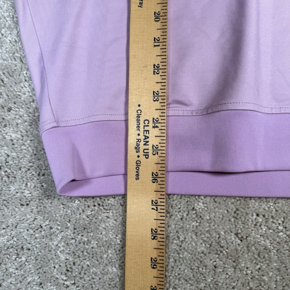 NWT FootJoy Men's M Gathered Waist Vest Half Zip Jersey Performance Lavender - Picture 2 of 10